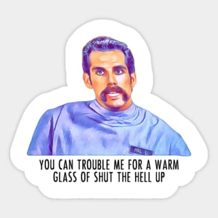Happy Gilmore Ben Stiller Orderly Sticker